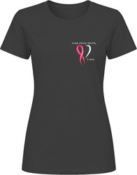 Long story short, I won.  Breast Cancer Awareness Ladies T Shirt