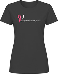 Long story short, I won.  Breast Cancer Awareness Ladies T Shirt
