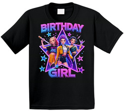 Kpop Demon Hunters Huntrix Birthday Girl w/name and age T Shirt