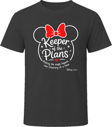 Keeper of the Plans Disney Vacation T Shirt