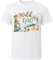 Young Wild and Three DAD Family Birthday T Shirt