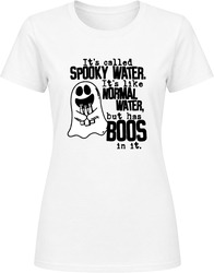 Spooky Water Funny Halloween Ladies T Shirt