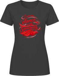 I wanna dance with somebody Ladies T Shirt