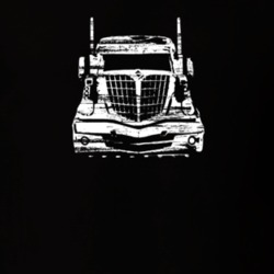 International Lonestar Black Distressed T Shirt