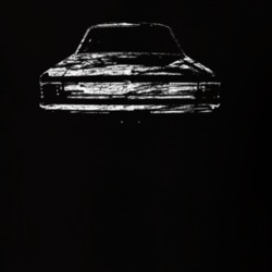 1966 Plymouth Daytona 500 Winner Car Distressed Faded Look Black T Shi