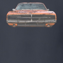 Dukes of Hazzard General Lee Dodge Charger R/T Distressed and Faded Lo