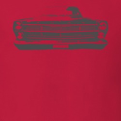 1967 Fairlane Grill View Faded Look Dark Graphic T Shirt