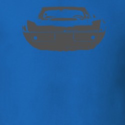 1969 Corvette Stingray Grill View Faded Look Light T Shirt