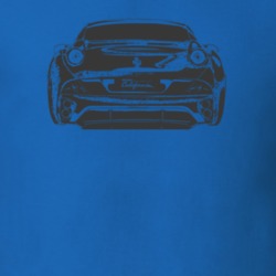 Usain Bolt Ferarri California Rear View Faded Look Light T Shirt