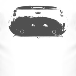 TVR Griffith Rear View Faded Look White T Shirt