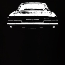 1966 CHEVY IMPALA SS Rear White Graphic T Shirt