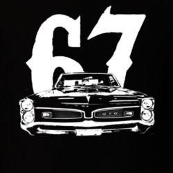 1967 Pontiac GTO Grill Year Dark Color Shirt