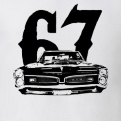 1967 Pontiac GTO Grill Year Light Color Shirt