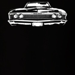 1967 Chevelle Convertible Grill View Dark Shirt