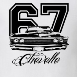 1967 Chevelle Convertible Grill View Year Model Light Shirt