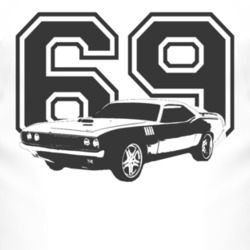 1969 Charger General Lee Faded Look T Shirt