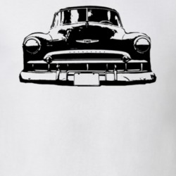1949 Chevrolet Deluxe Grill View Light Color Shirt