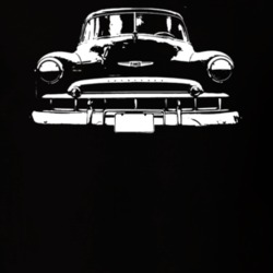 1949 Chevrolet Deluxe Grill View Dark Color Shirt
