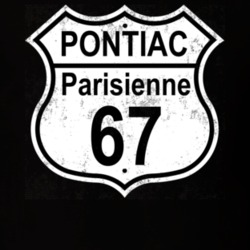 Highway Route Sign 1962 Pontiac Parisienne Distressed T Shirt