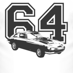 1964 Apollo Car Faded Look T Shirt