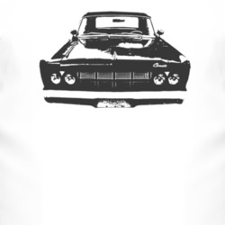 1964 Comet Grill View Faded Look Light T Shirt