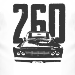 1964 Comet 260cu Grill View Faded Look T Shirt