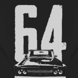 1964 Comet Grill View With Year Dark T Shirt
