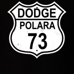 Highway Route Sign 1973 Dodge Polara Distressed T Shirt