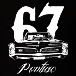 1967_ Pontiac GTO Grill Year Model Dark Color Shirt