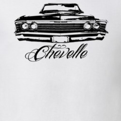 1967 Chevelle Convertible Grill View Model Name T Shirt