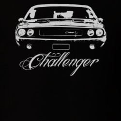 1970 DODGE CHALLENGER Grill View Model Name Dark Color Shirt