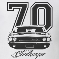1970 Dodge Challenger Grill Year Model Name Light Shirt