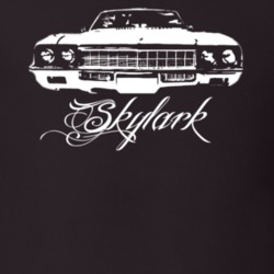 1972 Buick Skylark Grill Model Name Dark Color Shirt