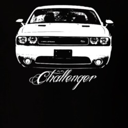 2012 Dodge Challenger Grill View Model Name Dark Color Shirt