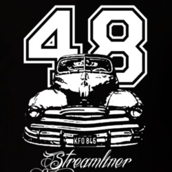 1948 Pontiac Streamliner Deluxe Coupe Grill View Year Model Name Dark 