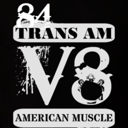 1984 Pontiac Trans Am American Muscle V8 Car Lover T Shirt