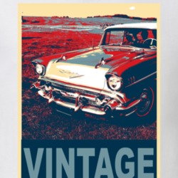 1965 57 Chevy Vintage Car Hope Style T Shirt