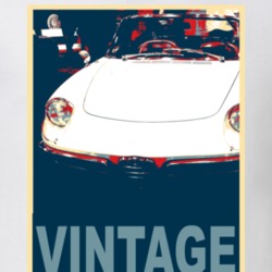 1965 Alfa Romeo Spider Vintage Car Hope Style T Shirt