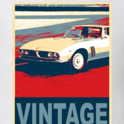 1965 Iso Grifo Vintage Car Hope Style T Shirt