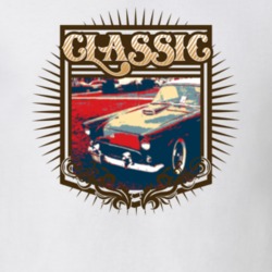 1955 Thunderbird Classic Car T Shirt