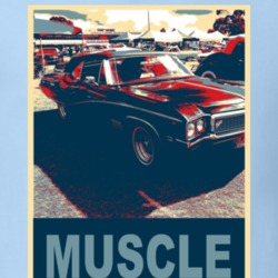 1968 Buick Skylark Hope Style Muscle Car T Shirt