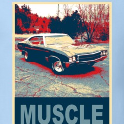 1969 Buick Skylark Hope Style Muscle Car T Shirt