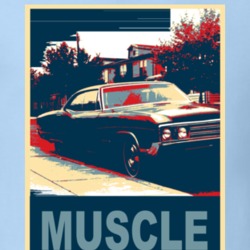 1970 Buick Wildcat Hope Style Muscle Car T Shirt