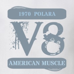 American Muscle 1970 Dodge Polara Faded Look T Shirt