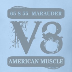 1965 Mercury Marauder American Muscle Car V8 T Shirt