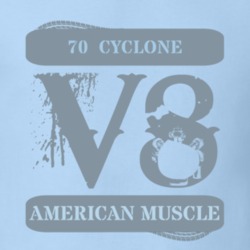 1970 Mercury Cyclone American Muscle Car V8 T Shirt