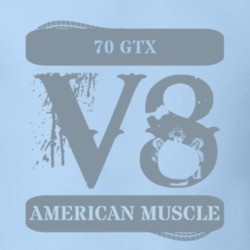 1970 Plymouth GTX American Muscle Car V8 T Shirt