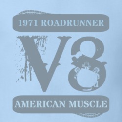 1971 Plymouth Roadrunner American Muscle Car V8 T Shirt