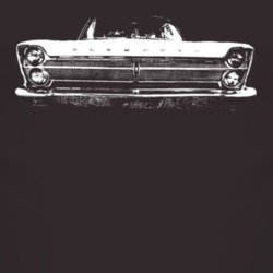 1965 Plymouth Fury Grill View Faded Look Dark T Shirt