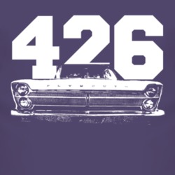 1965 Plymouth Fury 426 Faded Look Dark T Shirt